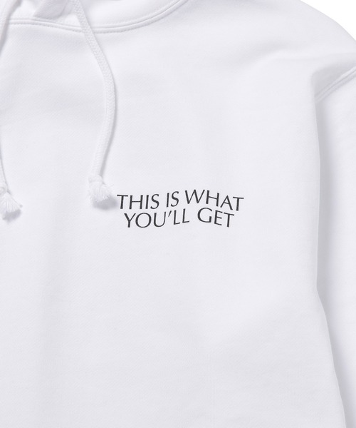 bonjour records(ボンジュールレコーズ)の「【bonjour records/ボンジュールレコード】Thom Yorke Hoodie トム・ヨークスウェットフーディー(パーカー・メンズ・ホワイト/ブラック・L/M/S/XL)」の9枚目の写真