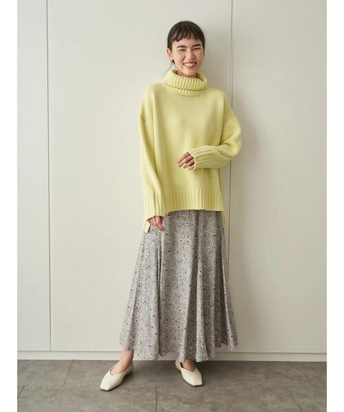 AMERICAN HOLIC(アメリカンホリック)の「マーメードフレアロングスカート *(スカート・レディース・ブラック/グレー/オレンジ・L/M)」の9枚目の写真