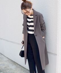 ブランド古着 Ships シップスのチェスターコート ブラウン 茶色系 古着通販 Zozoused