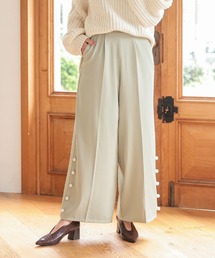 サイドパールワイドパンツ