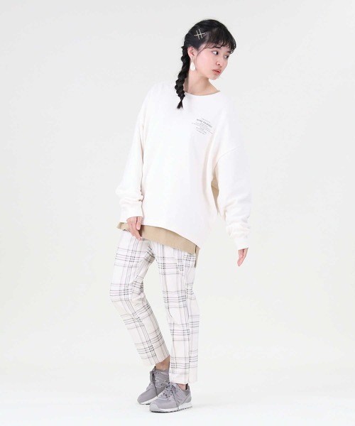 RAG MACHINE（ラグマシーン）の「【RAG MACHINE】フォトプリントスウェット（スウェット・レディース・ブラック/ホワイト/オリーブ・M/L）」の8枚目の写真