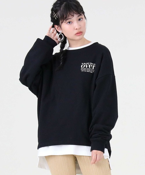 RAG MACHINE（ラグマシーン）の「【RAG MACHINE】フォトプリントスウェット（スウェット・レディース・ブラック/ホワイト/オリーブ・M/L）」の16枚目の写真