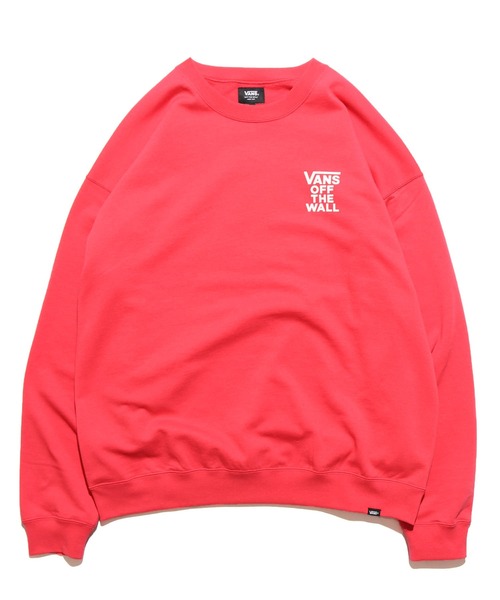 VANS◇MTE PULLOVER CREW/スウェット/S/ポリエステル/GRY/VN000FSMHTG