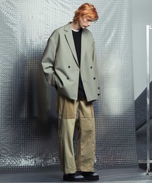 Maison Special 21ss サスティナブル リメイク ワイドチノパン MAISON SPECIAL（メゾンスペシャル）の「《ユニセックスアイテム