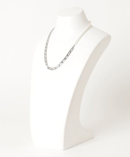 WEGO（ウィゴー）の「WEGO/チェーンコンビパールネックレス（ネックレス・メンズ・その他1/その他2/その他3/その他4・FREE）」の9枚目の写真