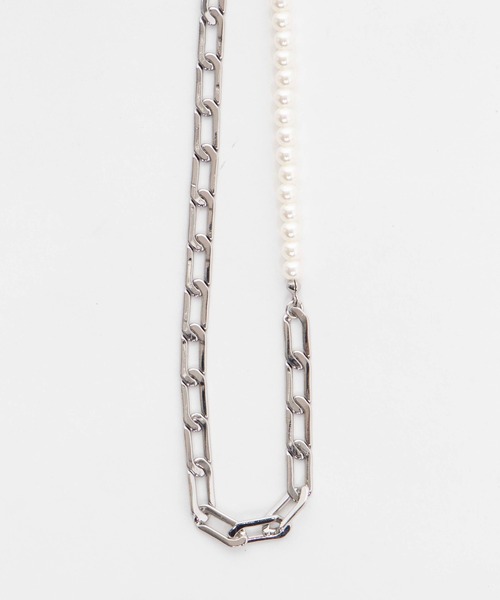 WEGO（ウィゴー）の「WEGO/チェーンコンビパールネックレス（ネックレス・メンズ・その他1/その他2/その他3/その他4・FREE）」の12枚目の写真