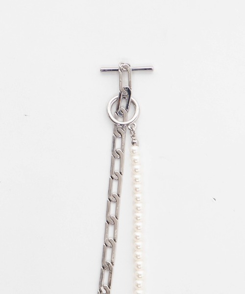 WEGO（ウィゴー）の「WEGO/チェーンコンビパールネックレス（ネックレス・メンズ・その他1/その他2/その他3/その他4・FREE）」の10枚目の写真