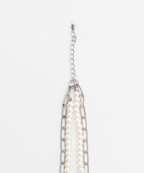 WEGO（ウィゴー）の「WEGO/チェーンコンビパールネックレス（ネックレス・メンズ・その他1/その他2/その他3/その他4・FREE）」の13枚目の写真