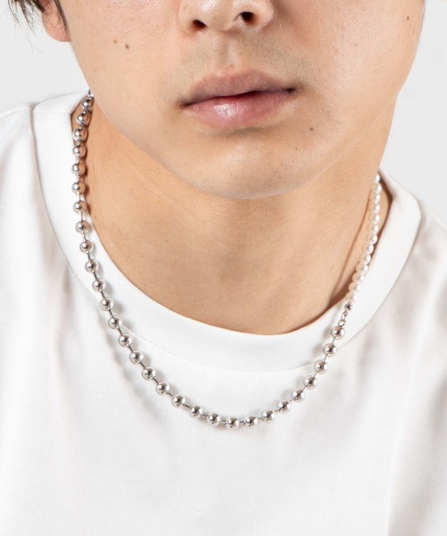 WEGO（ウィゴー）の「WEGO/チェーンコンビパールネックレス（ネックレス・メンズ・その他1/その他2/その他3/その他4・FREE）」の16枚目の写真