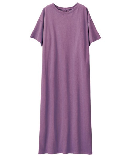 綿100％ポケット付Ｔシャツワンピース