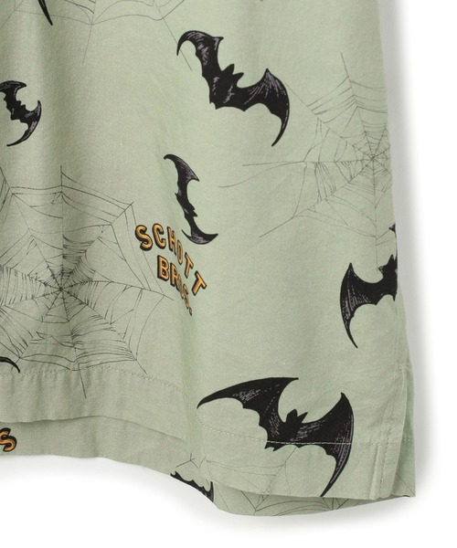 schott ハワイアンシャツ　バット&スパイダー schott（ショット）の「Schott(ショット) HAWAIIAN SHIRT BAT&