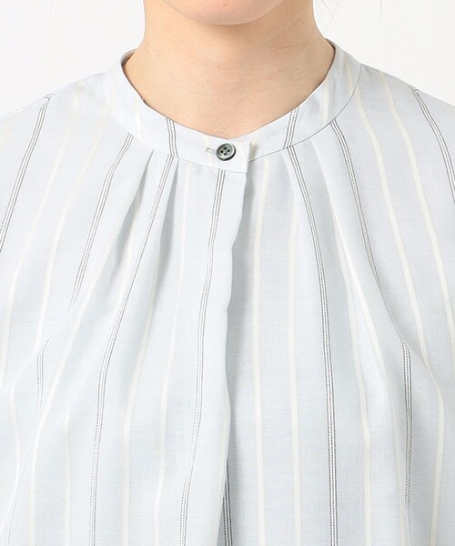 J.PRESS(ジェイプレス)の「テトアサプロビスストライプ カットソー(Tシャツ/カットソー・レディース・ホワイト系1/ライトグレー系1/サックスブルー系1・T13/T15)」の11枚目の写真