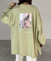 バックフォトロングTシャツ