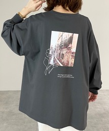 バックフォトロングTシャツ