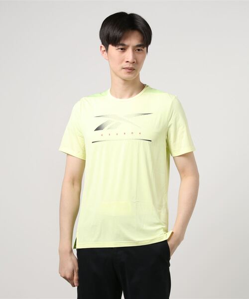 Reebok(リーボック)の「アクティブチル ムーブ Tシャツ / Activchill Move T-Shirt(Tシャツ/カットソー・メンズ・ブルー/ライトグリーン・SMALL/MEDIUM/LARGE/X-LARGE/XX-LARGE/X-SMALL)」の9枚目の写真