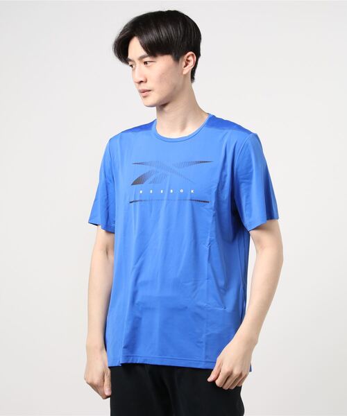 Reebok(リーボック)の「アクティブチル ムーブ Tシャツ / Activchill Move T-Shirt(Tシャツ/カットソー・メンズ・ブルー/ライトグリーン・SMALL/MEDIUM/LARGE/X-LARGE/XX-LARGE/X-SMALL)」の10枚目の写真