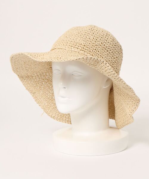 dazzlin（ダズリン）の「【goods】レディーライクナチュラルハット（ハット・レディース・アイボリー/ブラウン・FREE）」の2枚目の写真