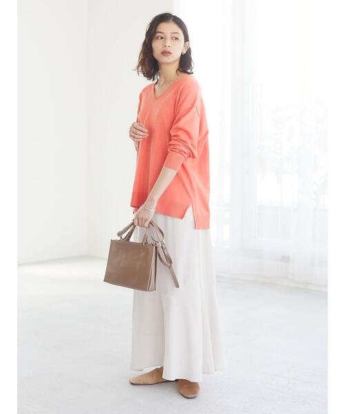 Green　Parks（グリーンパークス）の「ワッシャーマーメイドスカート＊（スカート・レディース・グレー/ライトグリーン/アイボリー・FREE）」の15枚目の写真