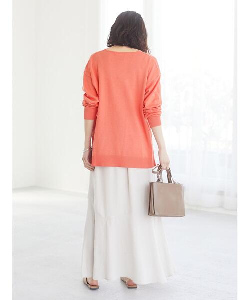 Green　Parks（グリーンパークス）の「ワッシャーマーメイドスカート＊（スカート・レディース・グレー/ライトグリーン/アイボリー・FREE）」の16枚目の写真