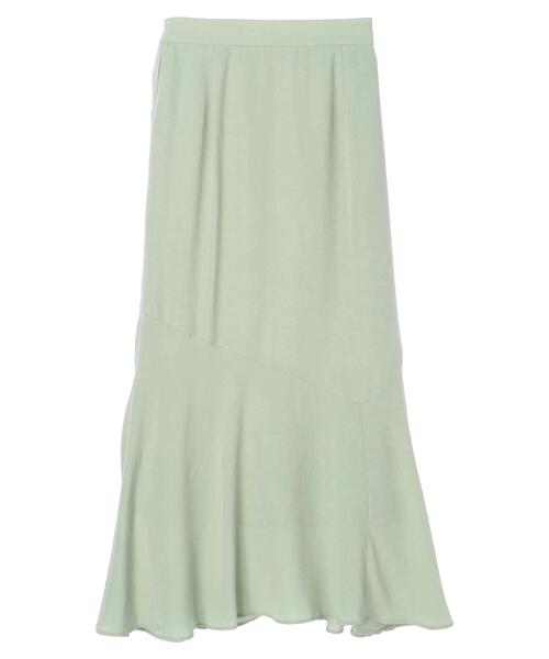 Green　Parks（グリーンパークス）の「ワッシャーマーメイドスカート＊（スカート・レディース・グレー/ライトグリーン/アイボリー・FREE）」の14枚目の写真