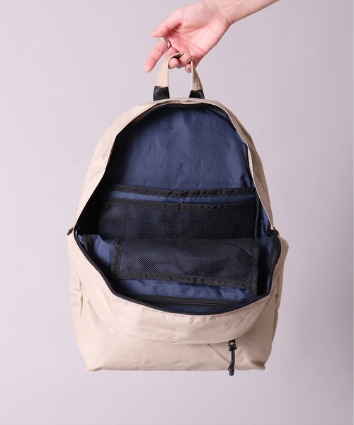 Healthknit Product(ヘルスニットプロダクト)の「(LG)【Healthknit Product】多収納で靴が入る ミニ リュックサック(バックパック/リュック・レディース・ブラック/ネイビー/グレイッシュベージュ/グレー・ONE SIZE)」の13枚目の写真