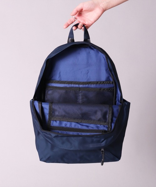 Healthknit Product(ヘルスニットプロダクト)の「(LG)【Healthknit Product】多収納で靴が入る ミニ リュックサック(バックパック/リュック・レディース・ブラック/ネイビー/グレイッシュベージュ/グレー・ONE SIZE)」の11枚目の写真