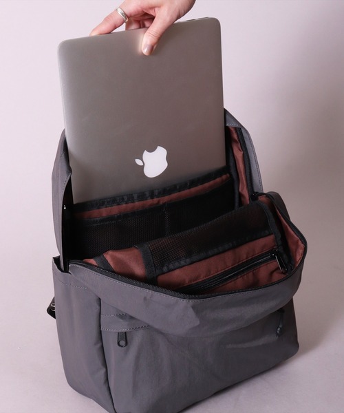 Healthknit Product(ヘルスニットプロダクト)の「(LG)【Healthknit Product】多収納で靴が入る ミニ リュックサック(バックパック/リュック・レディース・ブラック/ネイビー/グレイッシュベージュ/グレー・ONE SIZE)」の22枚目の写真