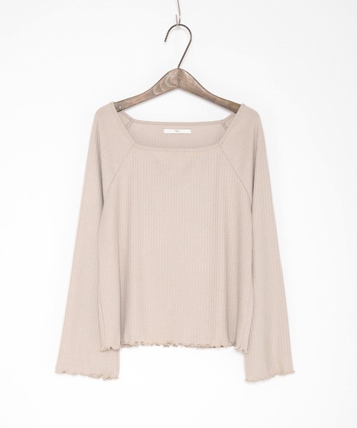 Crisp yours（クリスプユアーズ）の「【WEB限定】スクエアメロウTシャツ（Tシャツ/カットソー・レディース・テラコッタ/イエロー/ベージュ・FREE）」の20枚目の写真