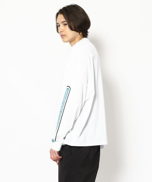 F/CE. （エフシーイー）の「F/CE./エフ シーイー　SHELTEC DROP SD LONG T シェルテックドロップショルダーロングTシャツ（Tシャツ/カットソー・メンズ・ホワイト/ブラック・LARGE）」の4枚目の写真