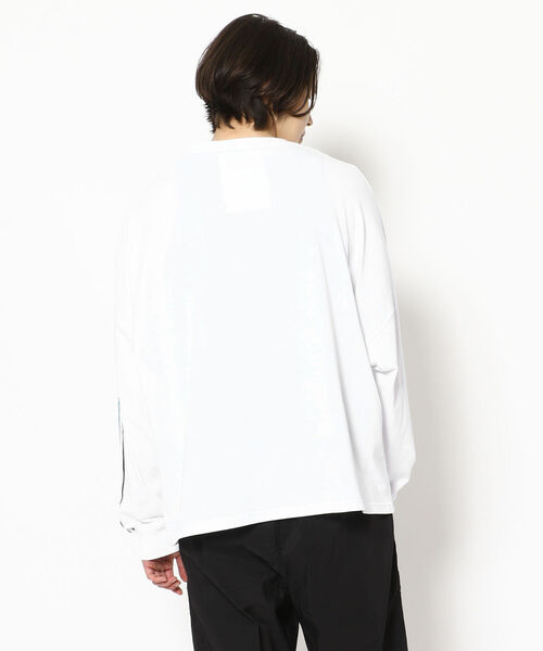 F/CE. （エフシーイー）の「F/CE./エフ シーイー　SHELTEC DROP SD LONG T シェルテックドロップショルダーロングTシャツ（Tシャツ/カットソー・メンズ・ホワイト/ブラック・LARGE）」の3枚目の写真