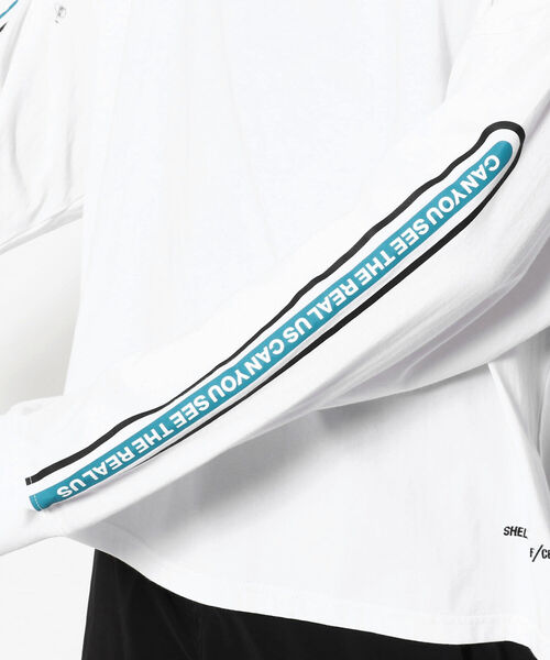 F/CE. （エフシーイー）の「F/CE./エフ シーイー　SHELTEC DROP SD LONG T シェルテックドロップショルダーロングTシャツ（Tシャツ/カットソー・メンズ・ホワイト/ブラック・LARGE）」の6枚目の写真