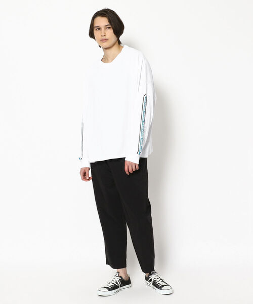 F/CE. （エフシーイー）の「F/CE./エフ シーイー　SHELTEC DROP SD LONG T シェルテックドロップショルダーロングTシャツ（Tシャツ/カットソー・メンズ・ホワイト/ブラック・LARGE）」の10枚目の写真