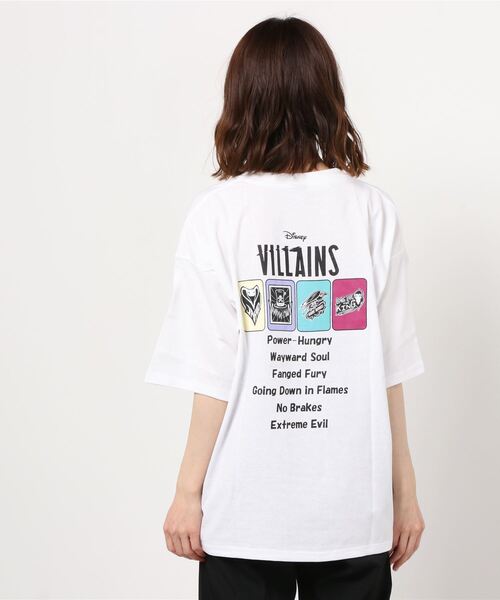 【Disney】Walt Disney World ヴィランズ ロゴ Tシャツ Disney tシャツ 「DISNEY」ヴィランズマガジンTシャツ メンズ