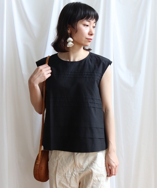 100 2タイプライター ヨコタックブラウス