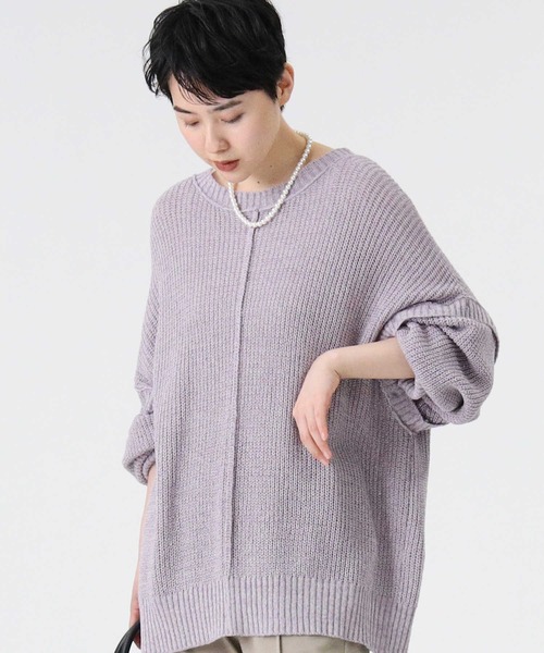 RAG MACHINE(ラグマシーン)の「【RAG MACHINE】マルチウェイニット(カーディガン/ボレロ・レディース・パープル/グリーン/ライトベージュ・M/L)」の8枚目の写真