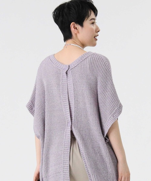 RAG MACHINE(ラグマシーン)の「【RAG MACHINE】マルチウェイニット(カーディガン/ボレロ・レディース・パープル/グリーン/ライトベージュ・M/L)」の17枚目の写真