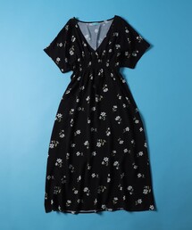 ワンピース ブラック 黒色系 花柄 ボタニカル柄 ファッション通販 Zozotown