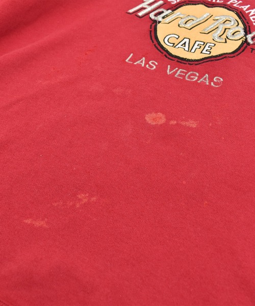 VINTAGE(ヴィンテージ)の「【ヴィンテージ古着】Hard Rock CAFE/ハードロックカフェ ロゴ刺繍 クルーネックスウェット USA製(スウェット・メンズ・レッド・X-LARGE)」の5枚目の写真