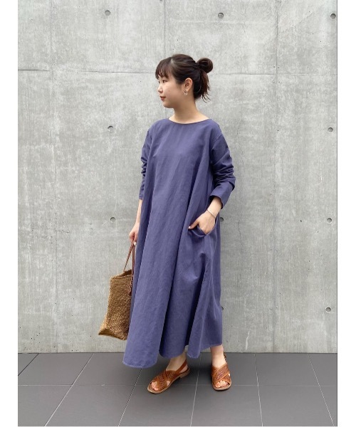 BEARDSLEY（ビアズリー）の「テントワンピース（ワンピース・レディース・ブラック/ブルー・1/0）」の8枚目の写真