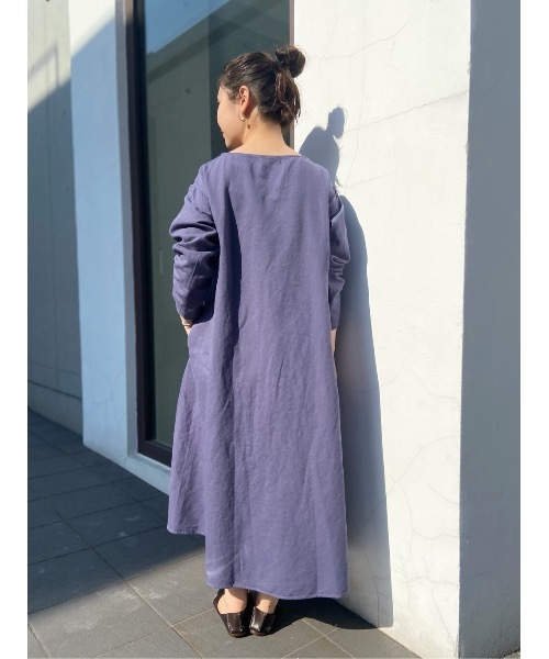 BEARDSLEY（ビアズリー）の「テントワンピース（ワンピース・レディース・ブラック/ブルー・1/0）」の12枚目の写真