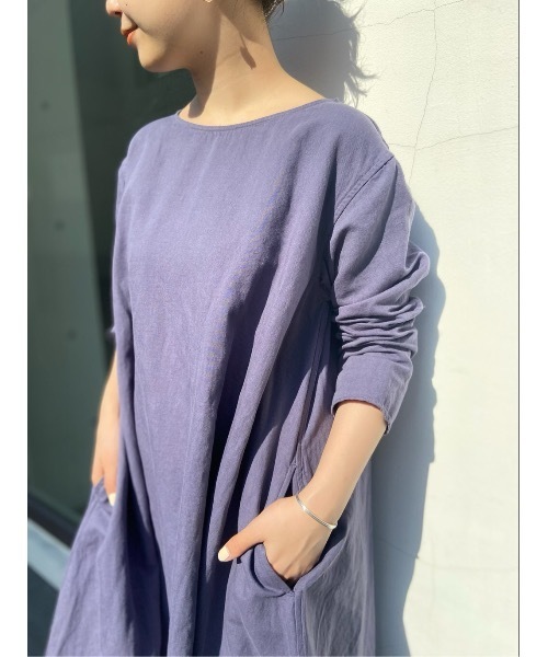 BEARDSLEY（ビアズリー）の「テントワンピース（ワンピース・レディース・ブラック/ブルー・1/0）」の7枚目の写真