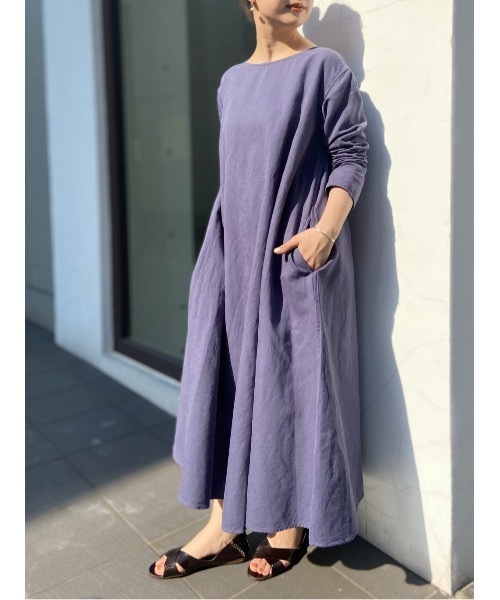 BEARDSLEY（ビアズリー）の「テントワンピース（ワンピース・レディース・ブラック/ブルー・1/0）」の16枚目の写真