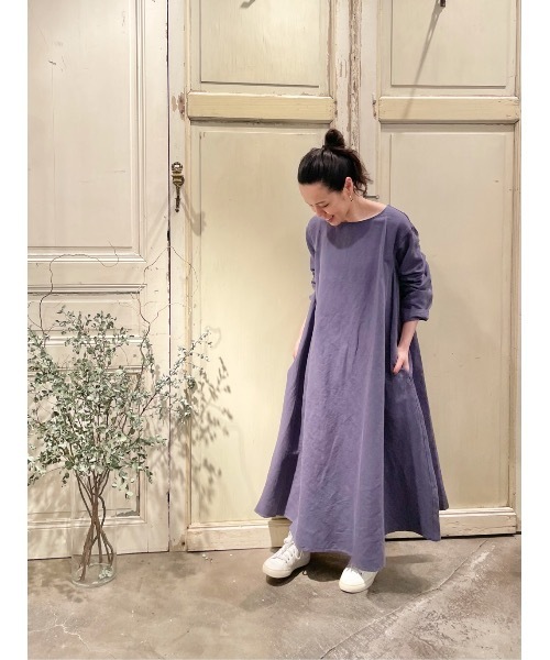 BEARDSLEY（ビアズリー）の「テントワンピース（ワンピース・レディース・ブラック/ブルー・1/0）」の6枚目の写真