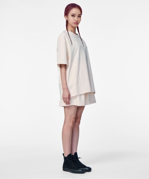 PIPING HOT FUTURE(パイピングホットフューチャー)の「SS OVERSIZE T-SHIRT(Tシャツ/カットソー・レディース・シャンパン・S/M/L/XS)」の10枚目の写真