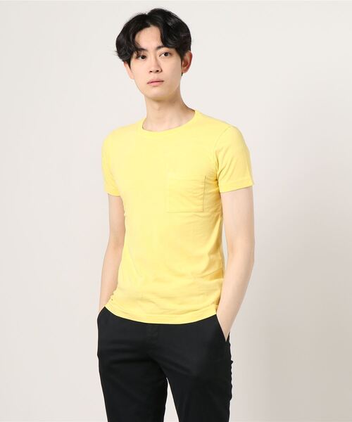 David クルーネックポケットTシャツ