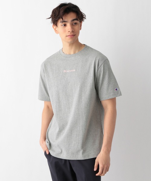 Champion(チャンピオン)の「【Champion】T-SHIRT半袖/919455(Tシャツ/カットソー・メンズ・ブラック/グレー/ホワイト・X-LARGE/MEDIUM/LARGE)」の1枚目の写真
