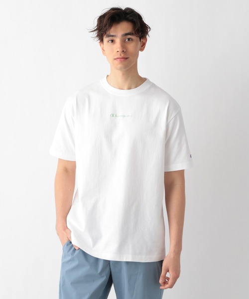 Champion(チャンピオン)の「【Champion】T-SHIRT半袖/919455(Tシャツ/カットソー・メンズ・ブラック/グレー/ホワイト・X-LARGE/MEDIUM/LARGE)」の2枚目の写真