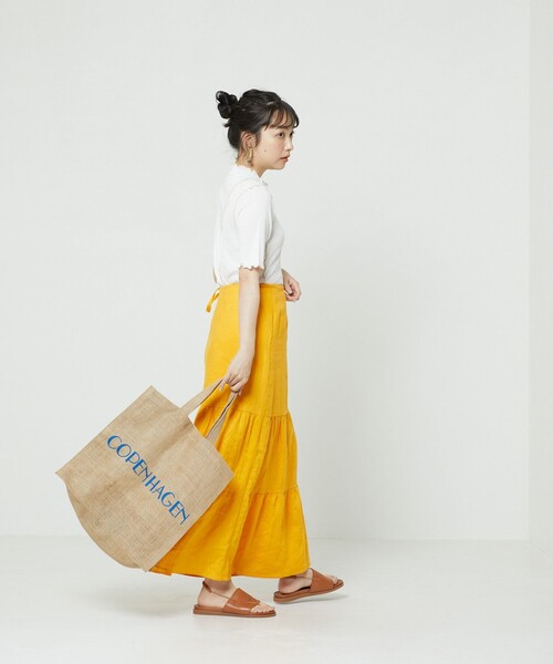 FREAK'S STORE（フリークスストア）の「シアーメロー5分袖Tシャツ（Tシャツ/カットソー・レディース・ホワイト/ブルーグリーン/ブラック・ﾌﾘ-）」の7枚目の写真