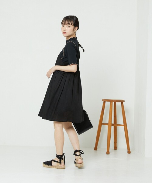 FREAK'S STORE（フリークスストア）の「シアーメロー5分袖Tシャツ（Tシャツ/カットソー・レディース・ホワイト/ブルーグリーン/ブラック・ﾌﾘ-）」の12枚目の写真