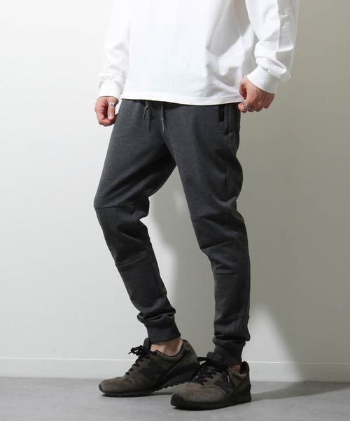 ZIP FIVE(ジップファイブ)の「【ZIP FIVE】ポンチ切替ジョガースウェットパンツ/ポンチ切り替えイージーケアジョガーパンツ(スウェットパンツ・メンズ・ブラック/ネイビー/グレー/カーキ/チャコール・SMALL/MEDIUM/LARGE/X-LARGE)」の7枚目の写真